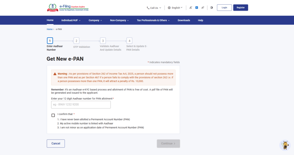 New PAN Card Online Apply 2026: सिर्फ 10 मिनट में घर बैठे पैन कार्ड कैसे बनाएँ? जानिए पूरी प्रक्रिया और जरूरी Documents 6 New PAN Card Online Apply 2026 Incometax