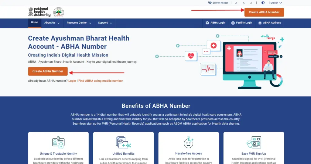 MP ABHA Portal Registration 2026: समग्र आभा आईडी कार्ड ऑनलाइन कैसे बनाएं, नया रजिस्ट्रेशन और कड़क फायदे देखें! 2 MP ABHA Portal ABHA ID Card Registration Online 2026