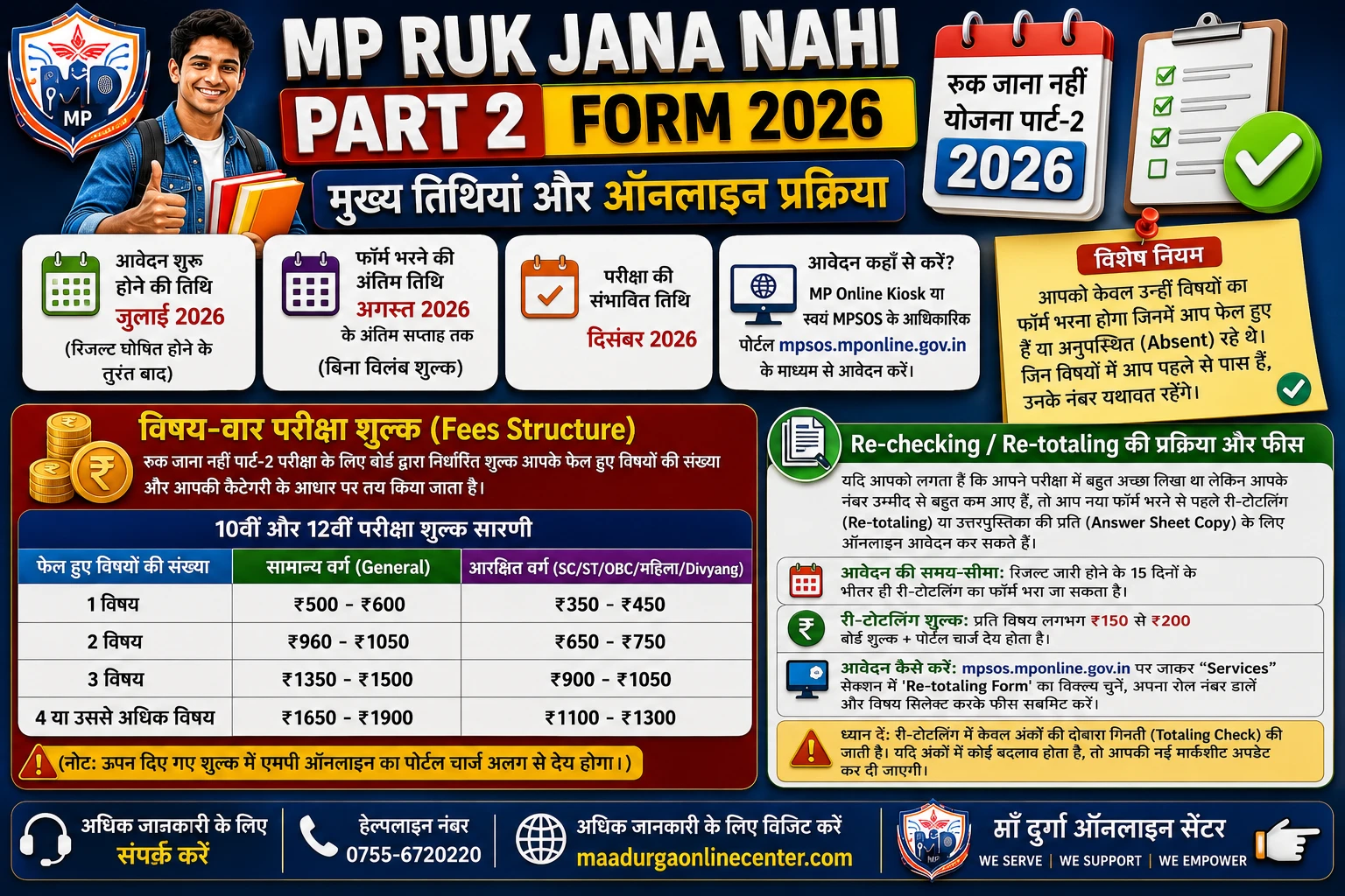 MP Ruk Jana Nahi Scheme Part 2 Online Application Form Fees Status 2026, MP Ruk Jana Nahi Part 2 Online Form 2026
